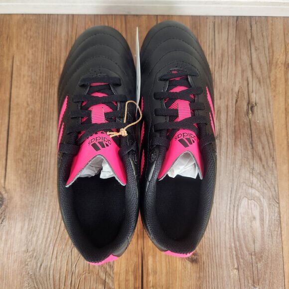 Adidas Goletto VIII FG Junior Size 3 Black Pink Athletic Soccer Cleats GX6907 - Picture 7 of 11